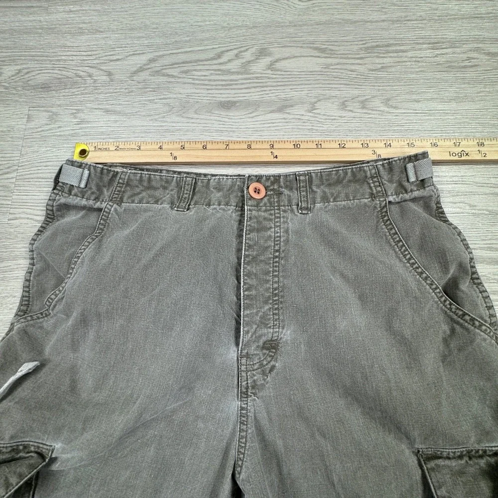 Banana‎ Republic Mens Cargo Pants Vintage Grey 32 Cotton Utility Pockets